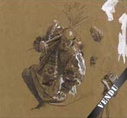 Franz xaver Simm - Composition de sept tudes orientales au crayon et  la gouache